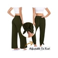 thumbnail image 5 of Womens Wide Leg Yoga Pants Palazzo Pants Joggers Casual Loose Plus Size Lounge Sweatpants with Pockets, 5 of 6