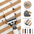 thumbnail image 6 of Brown Stripes 7FT Round Area Rugs for Living Room Modern Abstract Linens Farmhouse Ultra-Thin Non-Slip Round Rugs Machine Washable Low Pile Circle Carpet for Bedroom Kitchen Nursery, 6 of 9