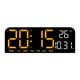 thumbnail image 1 of Reloj despertador de pantalla grande, reloj de escritorio LED simple, reloj creativo, reloj de escritorio de gran tamaño que se puede colgar, 1 of 5