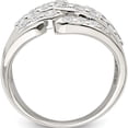 thumbnail image 2 of Sterling Silver Cz Fancy Band (Size 6) Made In Thailand qr6973-6, 2 of 5