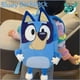 thumbnail image 2 of Bluey-mochila escolar de dibujos animados para niños, azul y naranja de perro morral, Kawaii, Cosplay familiar, guardería, 2 of 4
