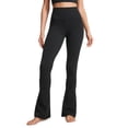 thumbnail image 1 of Leggins CRZ YOGA Butterluxe de cintura alta acampanados negros para mujer, 1 of 6