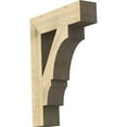 thumbnail image 3 of Ekena Millwork 6"W x 26"D x 34"H Balboa Block Rough Sawn Bracket, Douglas Fir, 3 of 25
