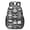 Skull Gothic Pattern, variant on Skull Gothic Pattern 17" School Backpacks for Teens,Waterproof Oxford Fabric,S-Shape Padded Straps for School,Travel,Hiking,Camping
