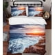thumbnail image 1 of 3D Sunset Sky Sea Rock Funda nórdica Set Ropa de Cama Funda Nórdica Fundas de almohada 29, 1 of 3