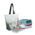 thumbnail image 2 of FORMRS Womens Canvas Tote Bag with Zipper Inner Pocket Shoulder Handbag, Foggy Forest, 2 of 7