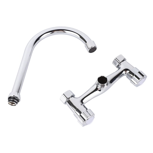 Grifo Del Fregadero, Diseño De Acero Inoxidable Elegante Diseño De Cocina De Montaje En Pared De Mezcla Fría Para Baño Para Baño