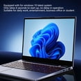 thumbnail image 3 of 15.6 Inch Laptop For  10, 8GB , 128GB SSD, 6 Core 12 Threads, Celeron I7 9th Processor, Backlit Keyboard With Numeric Keypad, Fingerprint Unlock, 8000mAh, Silver, 3 of 8