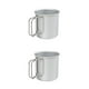thumbnail image 4 of Greeniant Taza de té multifuncional Taza plegable de metal Tazas de agua de cocina portátiles Acampar al aire libre Senderismo Suministros de Plata 2piezas, 4 of 6