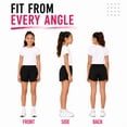 thumbnail image 2 of RBX Girls Dolphin Athletic Shorts Breathable Mesh Gym Girls Activewear for Kids 2 Pack, 2 of 7