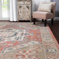 thumbnail image 3 of Superior Distressed Tribal Medallion Indoor Runner Rug, Rust, 2' 7" x 8', 3 of 6