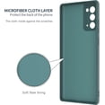 thumbnail image 5 of Galaxy Note 20 Case, (2 Pack) Screen Protector Film with Liquid Silicone Gel Rubber Soft Microfiber Cloth Lining Cushion Shockproof Cover Case for Galaxy Note20 6.7 inch,Green, 5 of 14