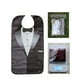 thumbnail image 2 of Babero adulto Delantal impermeable Ropa Babero Lavable Saliva Toalla Paciente Ropa Protectores (Negro), 2 of 8
