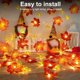 thumbnail image 4 of Cadena Luces Halloween 3M 20 LED Hoja Arce Otoño, 4 of 9