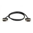 thumbnail image 1 of C2G CMG-Rated DB9 Profil Bas Null Modem M-M - Câble Null Modem - DB-9 (m) à DB-9 (m) - 3 Pieds - Moulé, Vis à Pouce - Noir, 1 of 1