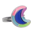 thumbnail image 1 of Anillo de perlas de oro rosa para mujer Sunnimix Ajustable Fluorescente, 1 of 8