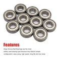 thumbnail image 4 of Unique Bargains 10 Pcs 6202Z 15 x 35 x 11mm Double Blindage Rainure Profonde Roulement à Billes Radial, 4 of 6