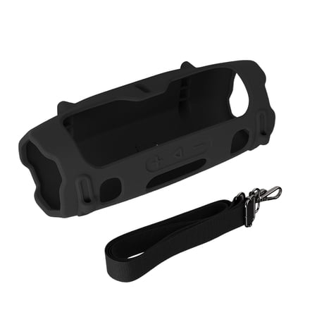 WINDLAND Portable Silicone Case Carrying Storage Bag with Shoulder Straps for Charge 6 Speakers for Travel Home Office