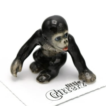 Little Critterz Gorilla "Knuckles" - miniature porcelain figurine