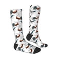 thumbnail image 3 of Fotbe Cool Chicken print Women's Men's Novelty Crew Socks Cotton Socks Knee High Socks for Walking,Running,Nurses,Pregnancy, 3 of 9