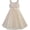 Beige, variant on Girls Dress Shinning Sequins Beige Tulle Layers Wedding Pageant Kids 2-3