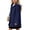 Navy, variant on QTBIUQ Boys Girls Medium Long Tweed Coat with Pockets Single Breasted Hooded Outerwear for Fall Winter Wear