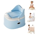 thumbnail image 1 of Asiento de entrenamiento para orinal para niños pequeños RGKQSY 3 en 1 plegable azul, 1 of 9