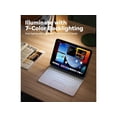 thumbnail image 3 of Floating Case for iPad (A16) 11th Generation 11 Inch 2025, iPad 10th Generation 10.9 inch 202 with Keyboard, Magnetic Stand, 7 Color Backlit, Smart Touchpad Keyboard Case, 3 of 7