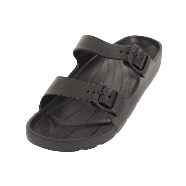 Ventana Men's Two Strap Buckle Sandals Adjustable Waterproof Slides