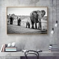 thumbnail image 3 of wall26 Floating Framed Canvas Wall Art for Living Room, Bedroom Black and White Wild Animal Canvas Prints for Home Decoration Ready to Hang - 16x24 inches, 3 of 4