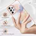 thumbnail image 2 of Allytech Case for Samsung Galaxy A33 5G Version, Galaxy A33 Cover, Slim and Light Weight TPU Impact Resistant Anti-Shock Scratch Free Back Shell for Samsung A33 5G, White Marble, 2 of 5