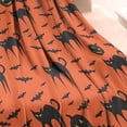 thumbnail image 3 of Halloween Cat & Bat Pattern Blanket,Comfortable Soft Flannel Throw Blanket,All Season,Warm Lightweight Blankets for Sofa Bed Couch Living Room Chair,30"x40", 3 of 4