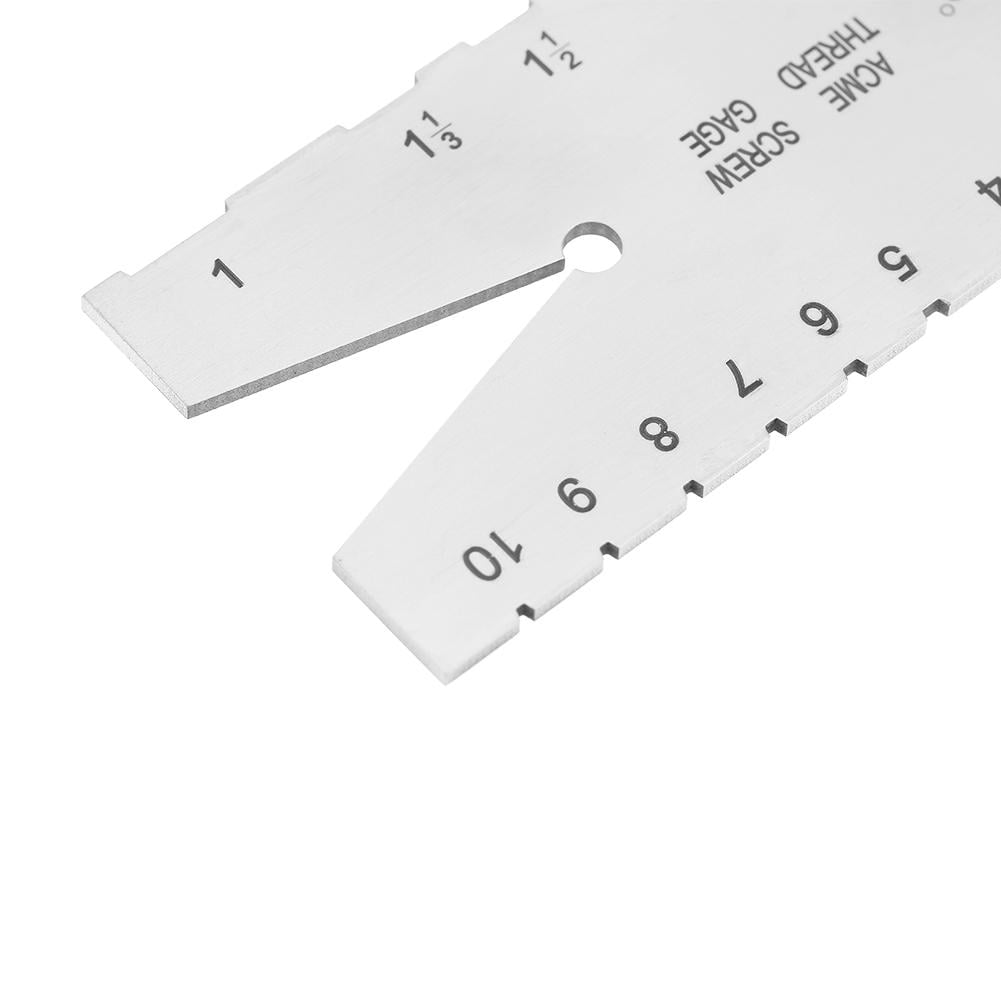 LYUMO 1pc Stainless Steel Screw Thread Gauge 29 Degree Grinding Gage