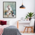 thumbnail image 3 of Stupell Industries Farmhouse Poodle At Lunch Black Framed Giclee Art, 24 x 30, by Annabelle Hall, 3 of 8
