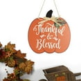 thumbnail image 5 of 2PCS Fall Sign Thanksgiving Door Hanger Pumpkin Welcome Sign Wooden Pumpkin Decor Hanging Porch Sign for Autumn Harvest Thanksgiving Farmhouse Wall Decoration, 5 of 8