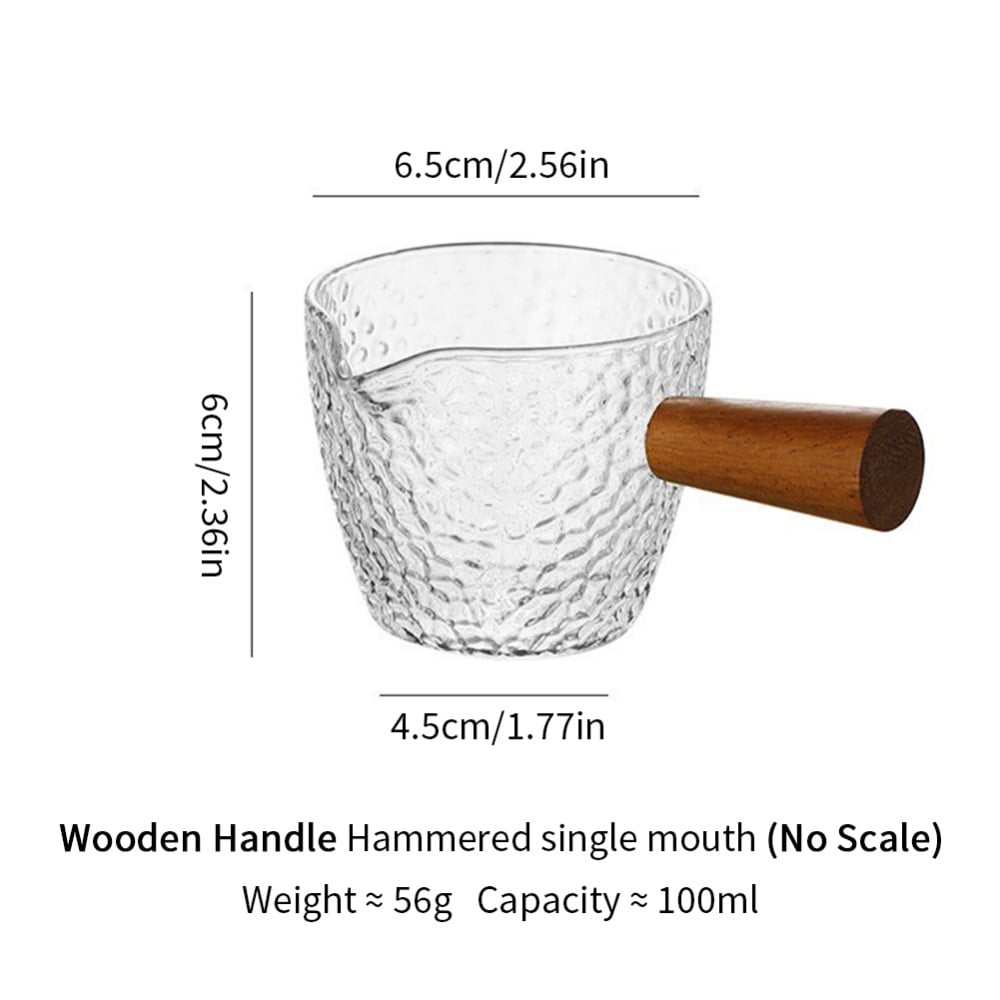 Espresso Shot Glass with wood handle – Curated Hem