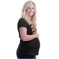 thumbnail image 6 of 2 Minutes Ironic Expecting Moms Humor Women's Maternity T Shirt Tee Brisco Brands S, 6 of 7