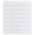 thumbnail image 1 of Toalla de baño GREEN LIFESTYLE Luxury White 24 x 50 cm, paquete de 8, 1 of 7