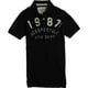 thumbnail image 1 of Aeropostale Mens 1987 Rugby Polo Shirt, Negro, Pequeño Aeropostale polo, rugbi, 1 of 1