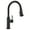 Matte Black, variant on Blanco 442501 Empressa 1.5 GPM Single Hole Pull Down Kitchen Faucet - Nickel