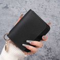 thumbnail image 2 of Daolelai New Style Card Holder Short Cute Small Ladies Coin Purse Simple Light Pu Leather Document Storage Bag Thin, 2 of 4
