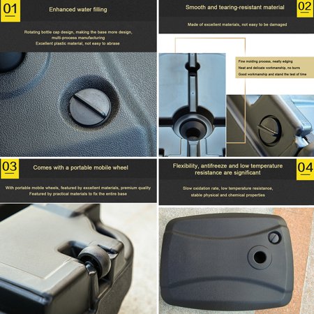 Aihome Garden Umbrella Base Outdoor Parasol Stand Water Filled Patio Umbrella Base For Outdoor Backyard Walmart Canada