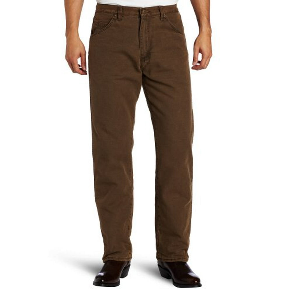 Wrangler - Wrangler Men's Rugged Wear Woodland Thermal Jean ,Night ...