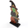 thumbnail image 3 of Bangcool Halloween Tabletop Sign Wooden Holiday Desktop Decoration Table Centerpiece, 3 of 6