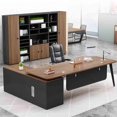 thumbnail image 4 of Mobile Wooden Drawers Conference Keyboard Drawers Conference Multifunctional Drawers Conference Study Laptop Scrivania Furniture My Lux Decor Round, 4 of 26