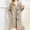 *Beige, variant on Womens Wool Blend Coat,Long Sleeve Lapel Mid Long Coats ,Button Up Fall Winter Coats Black,Womens Plus XXXL