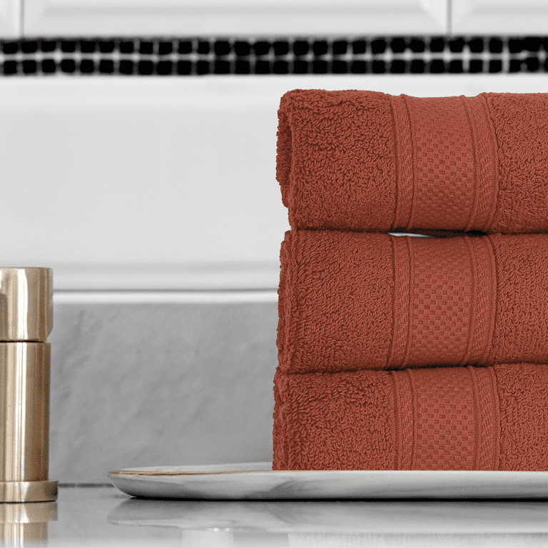 Rust colored towel sets sale