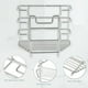 thumbnail image 4 of Organizador de Soporte para Cepillos de Dientes Unique Bargains Acero Inoxidable 304 Tono Plateado 3 Ranuras, 4 of 8