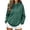 #03 Green 【Mix, Match & Rotate: Stock Up on Daily Colors】, variant on Women's Loose Fit Oversized Long Sleeve Hoodie Pullover Sweatshirt With Pocket Side Slit Casual Daily Tops Soft Comfy | CSEONE,Army Green L