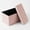 Pink PE/76IN, variant on Alvantor Foldable Storage Ottoman Bench, 42 Gallon Large Capacity, 660lbs Weight Capacity, 1" Thick Foam Seat